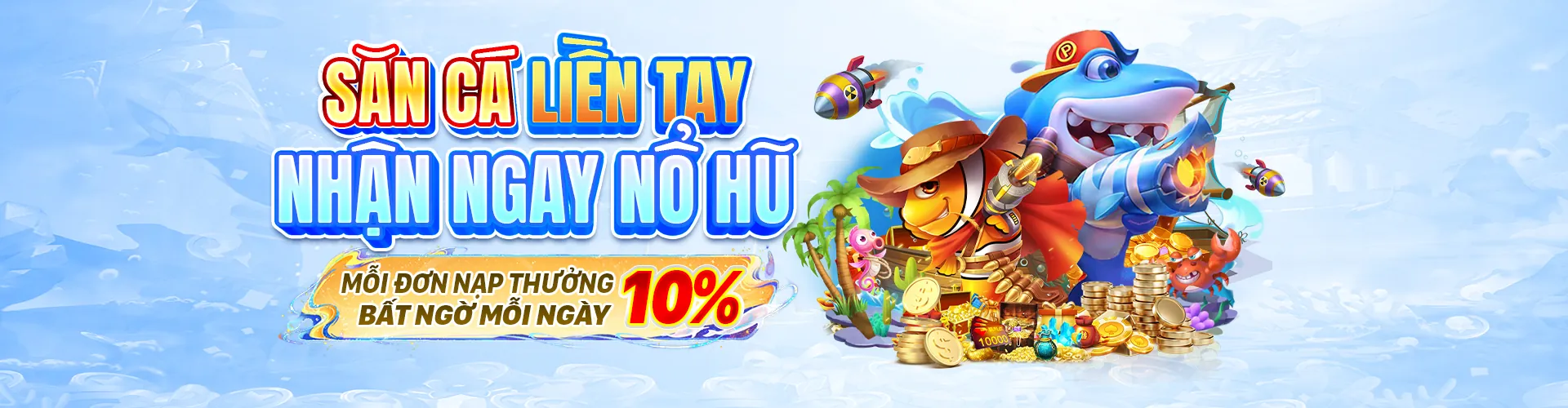 Hình ảnh tiêu đề chính của trang, thể hiện các chương trình khuyến mãi hấp dẫn và biểu tượng cá cược trực tuyến của qh77